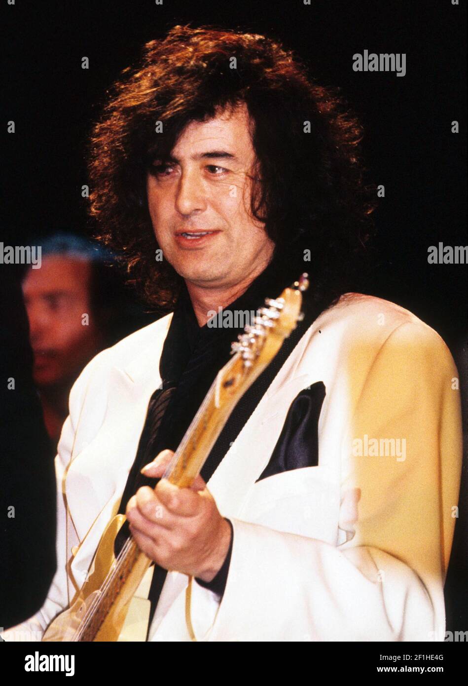 Jimmy Page 1992 Photo by Adam Scull-PHOTOlink.net Stock