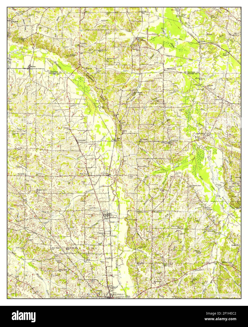 Hickory map hires stock photography and images Alamy