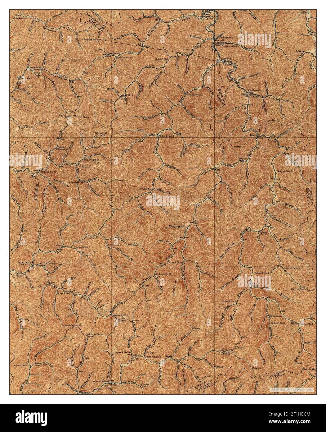 Map of hindman hires stock photography and images Alamy