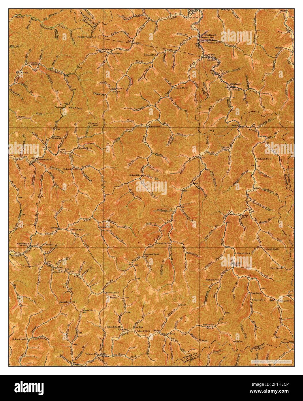 Map of hindman hires stock photography and images Alamy