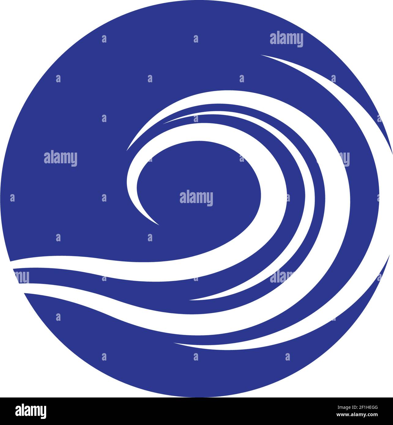Water wave logo vector icon illustration design Stock Vector Image ...