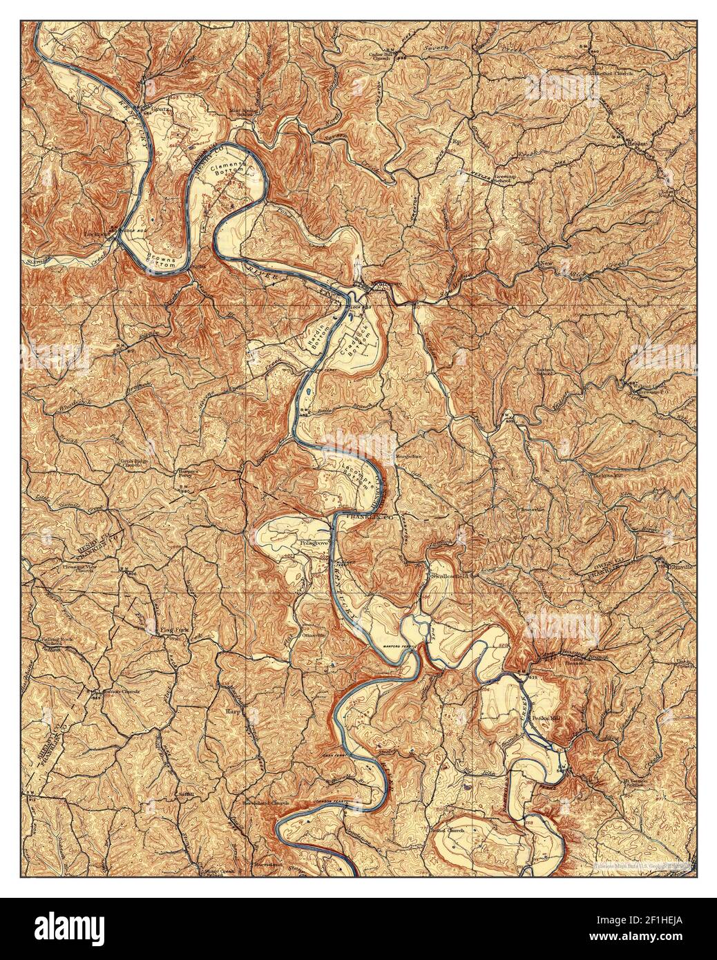 Lockport, Kentucky, map 1908, 162500, United States of America by