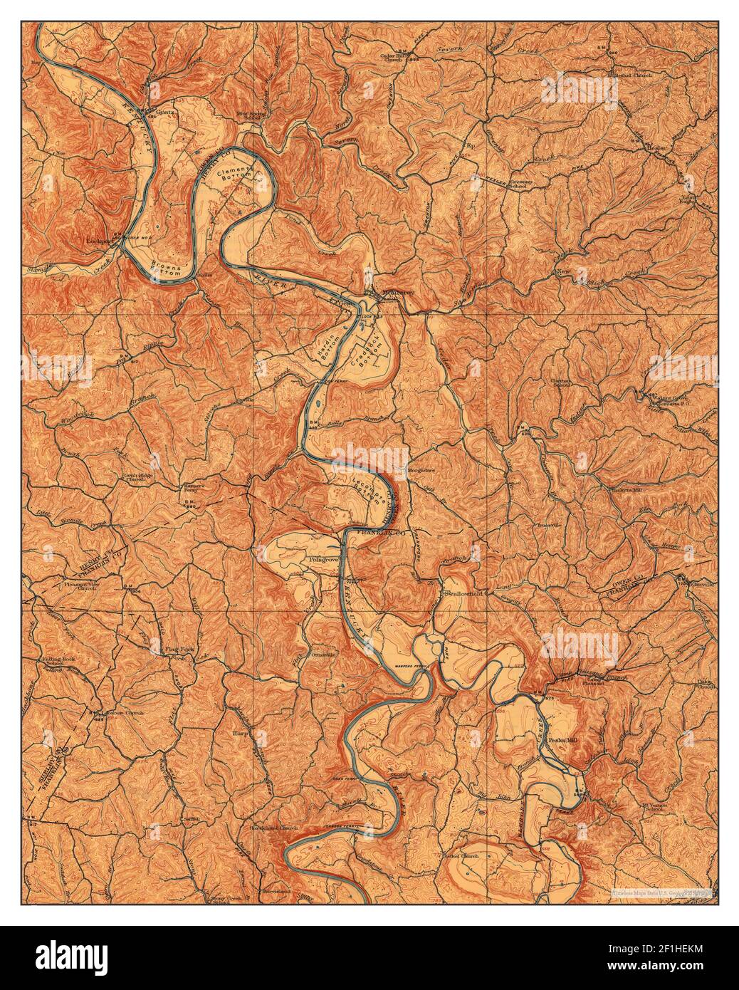 Lockport, Kentucky, map 1908, 162500, United States of America by