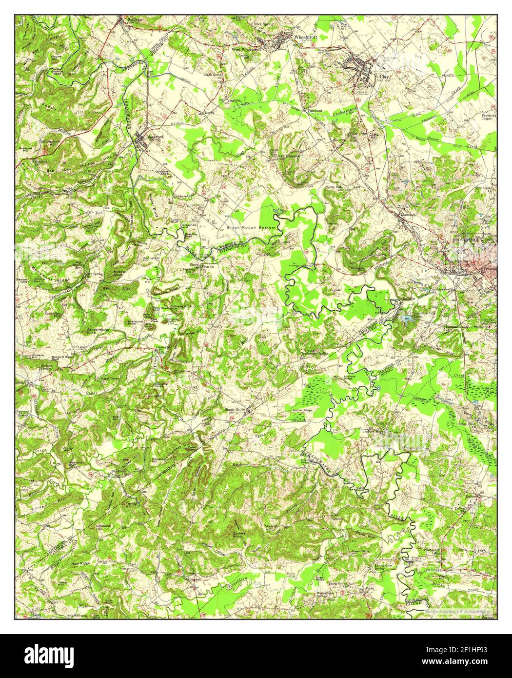 Providence kentucky map hires stock photography and images Alamy