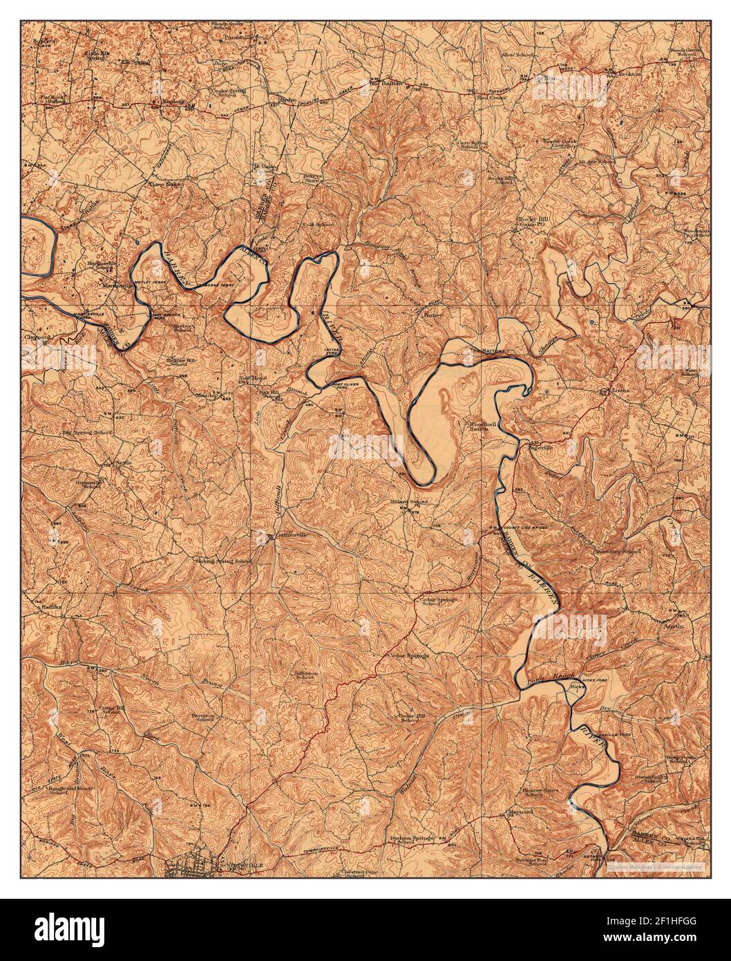 Scottsville, Kentucky, map 1926, 162500, United States of America by