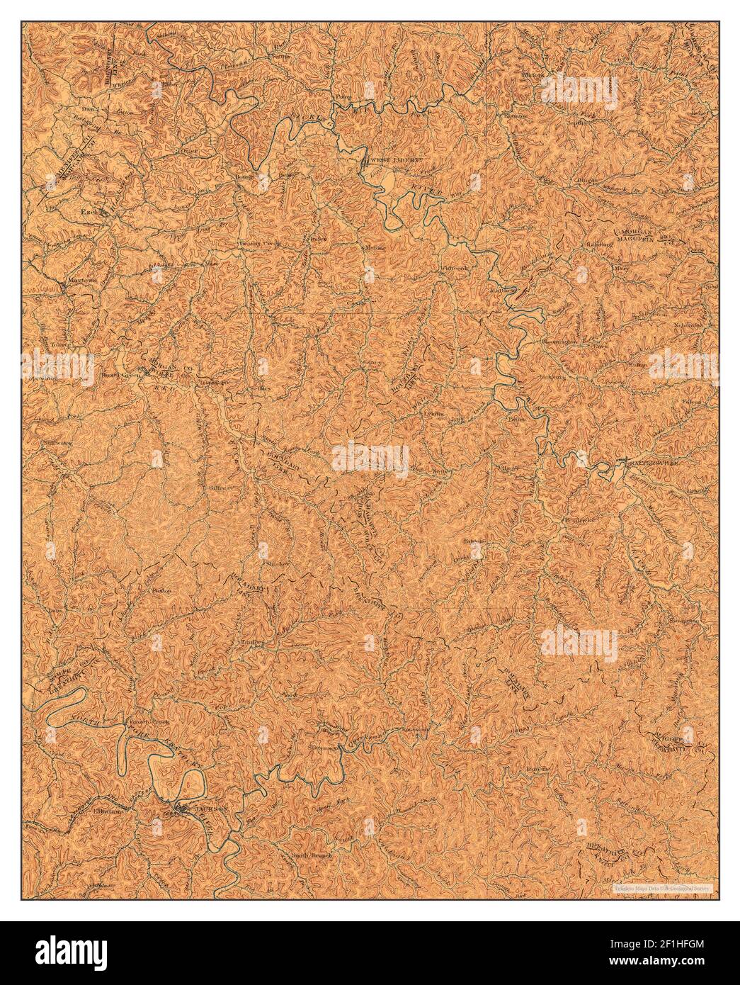 Map of salyersville Cut Out Stock Images & Pictures Alamy