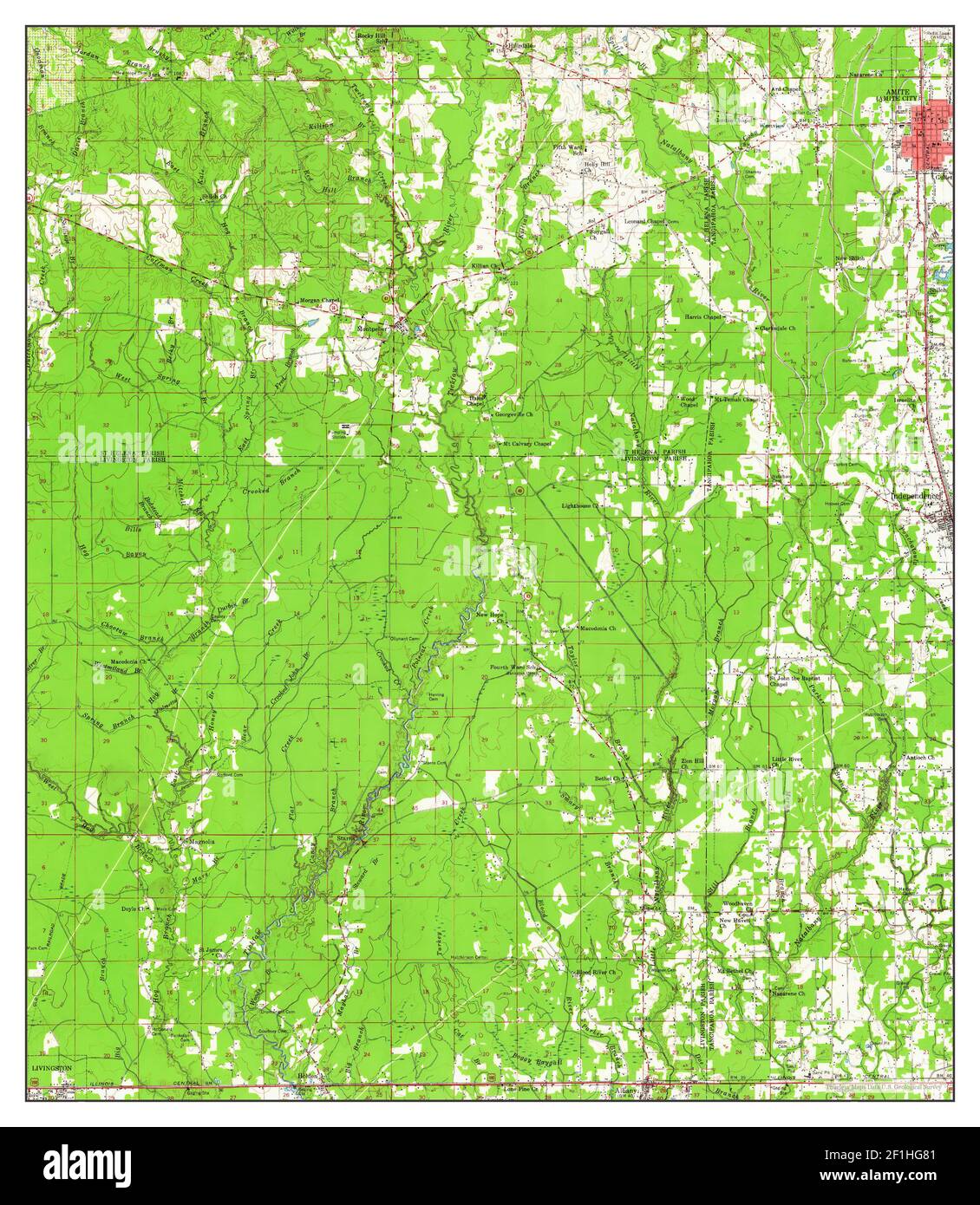 Amite louisiana map Cut Out Stock Images & Pictures Alamy