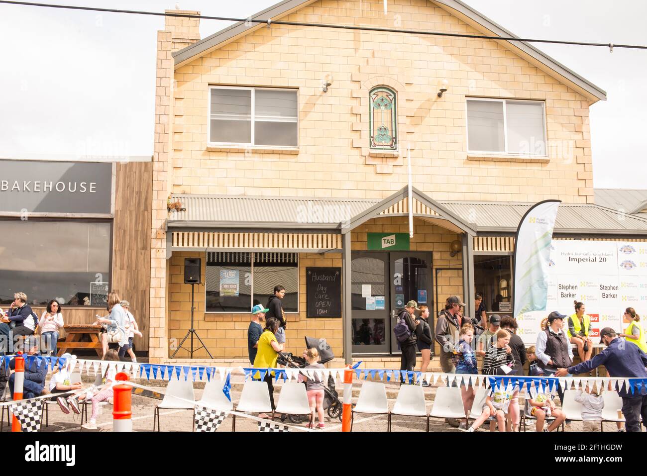 Currie, King Island Stock Photo