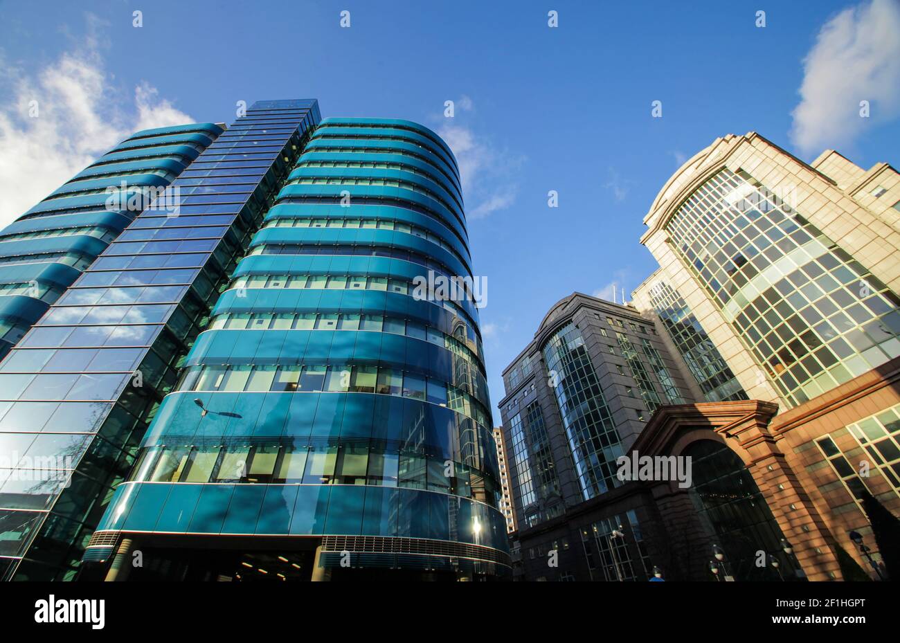 London commercial district Stock Photo