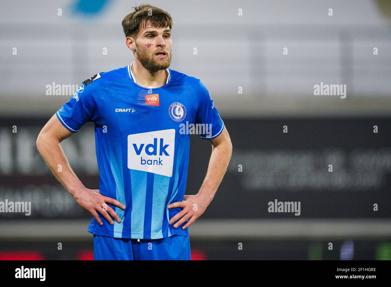 Gent Belgium March 8 Dino Arslanagic Of Kaa Gent During The Jupiler Pro League Match Between Kaa Gent And Kv Oostende At Ghelamco Arena On March 8 Stock Photo Alamy Gent Belgium March 8 Dino Arslanagic Of Kaa Gent During The Jupiler Pro League Match Between Kaa Gent And Kv Oostende At Ghelamco Arena On March 8 Stock Photo Alamy