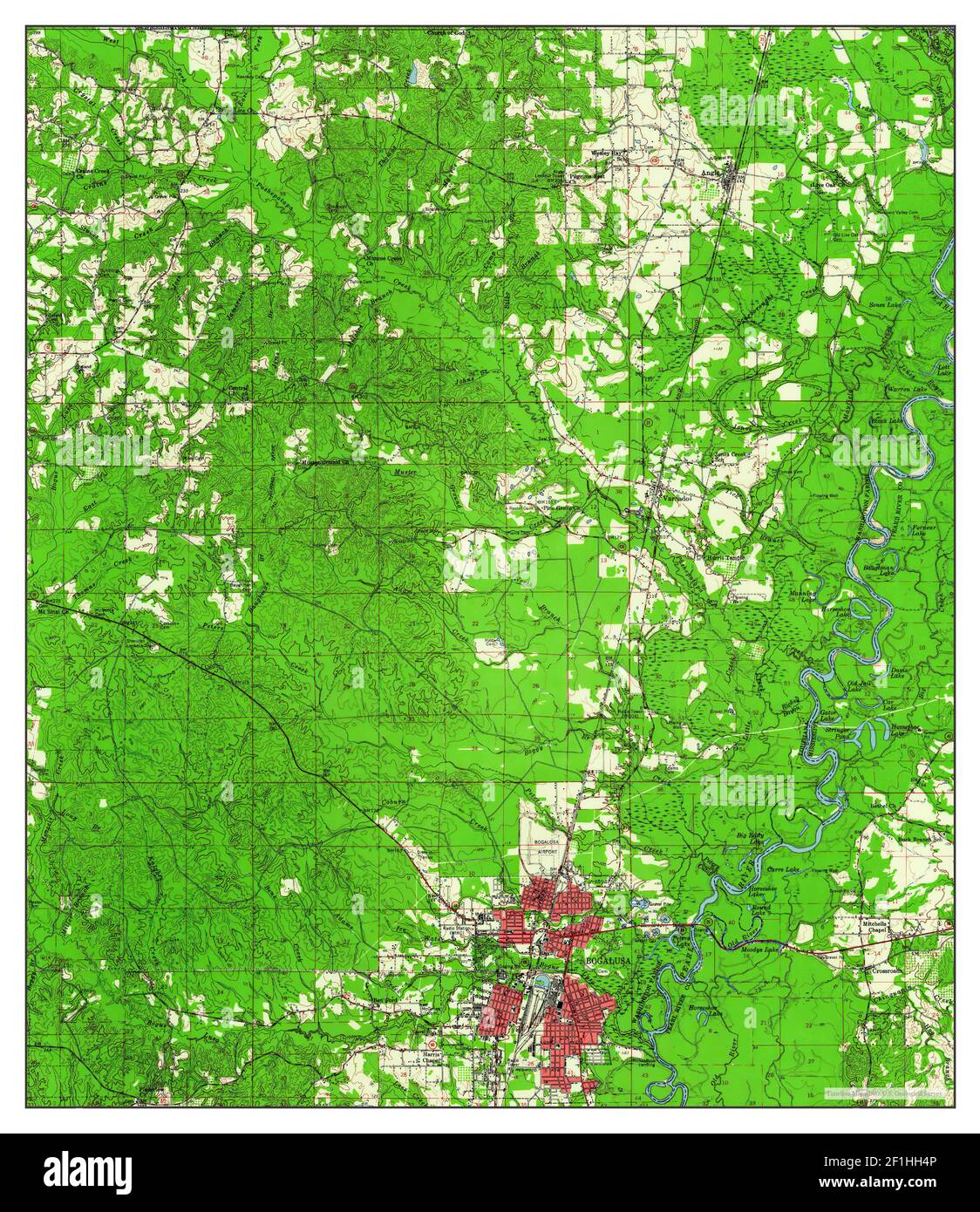 Bogalusa map hires stock photography and images Alamy