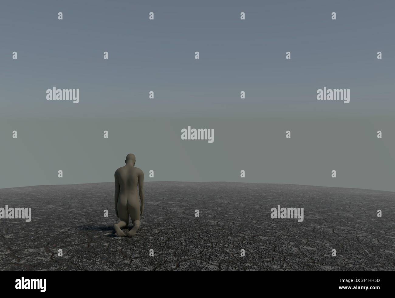 Man kneeling silhouette hi-res stock photography and images - Alamy