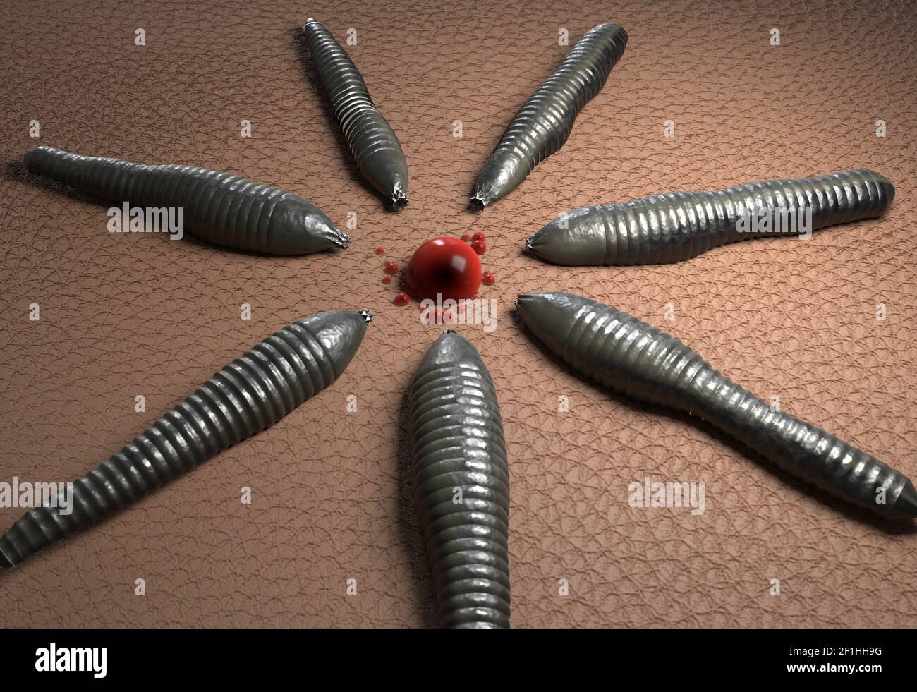 Blood worms hi-res stock photography and images - Alamy