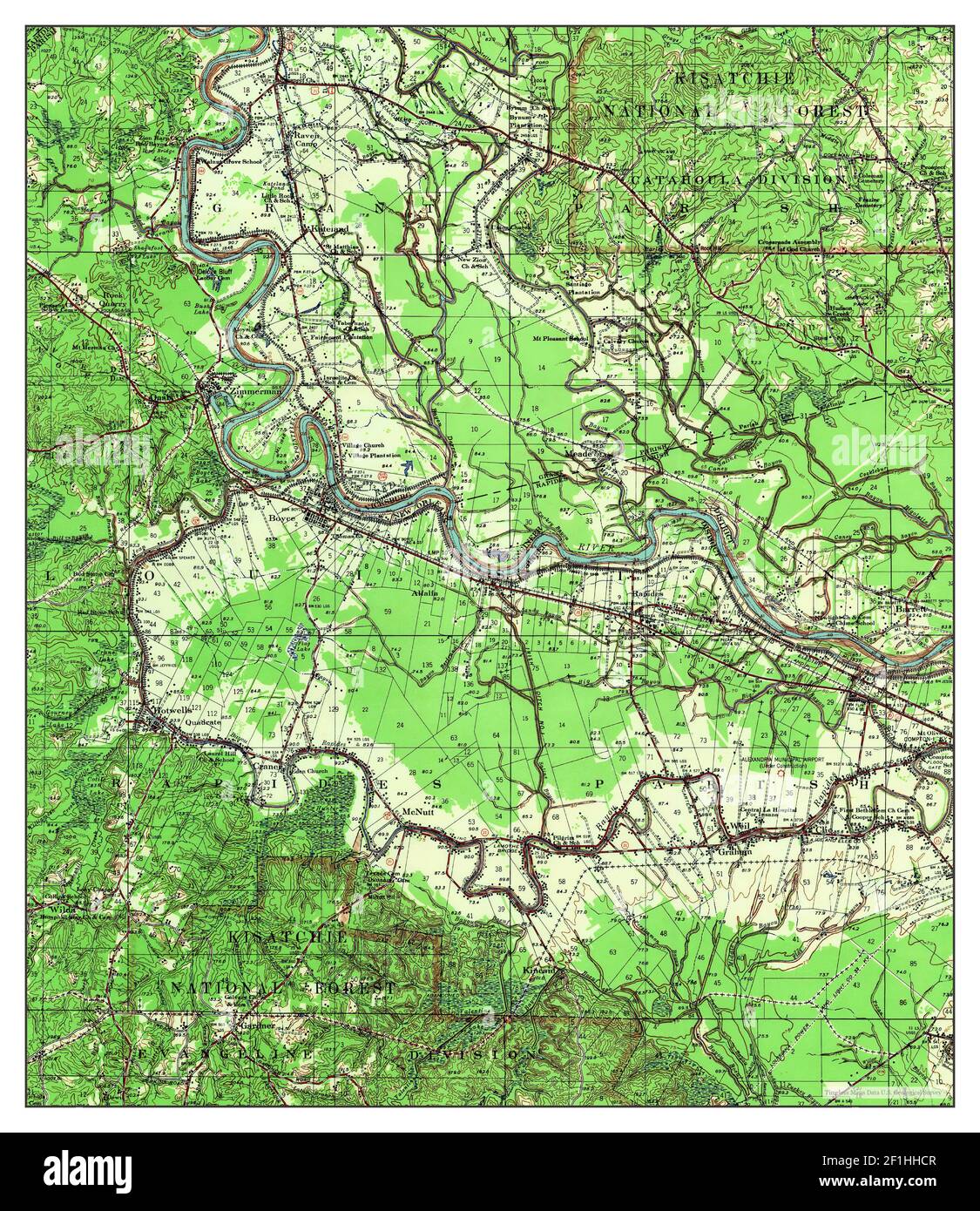 Map of boyce hires stock photography and images Alamy