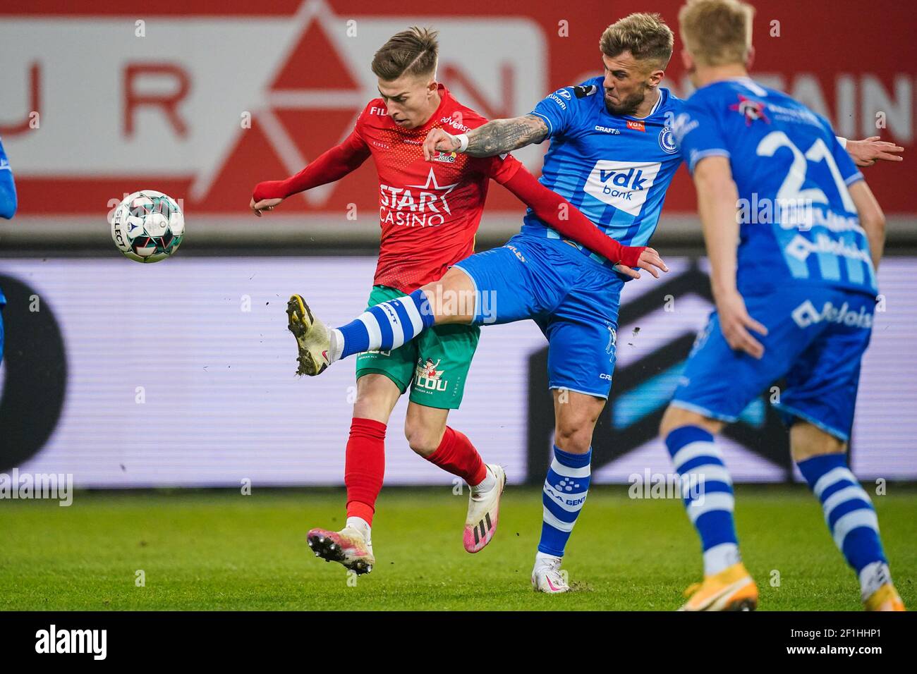 Gent Belgium March 8 Nick Batzner Of Kv Oostende And Niklas Dorsch Of Kaa Gent During The Jupiler Pro League Match Between Kaa Gent And Kv Oostend Stock Photo Alamy Gent Belgium March 8 Nick Batzner Of Kv Oostende And Niklas Dorsch Of Kaa Gent During The Jupiler Pro League Match Between Kaa Gent And Kv Oostend Stock Photo Alamy
