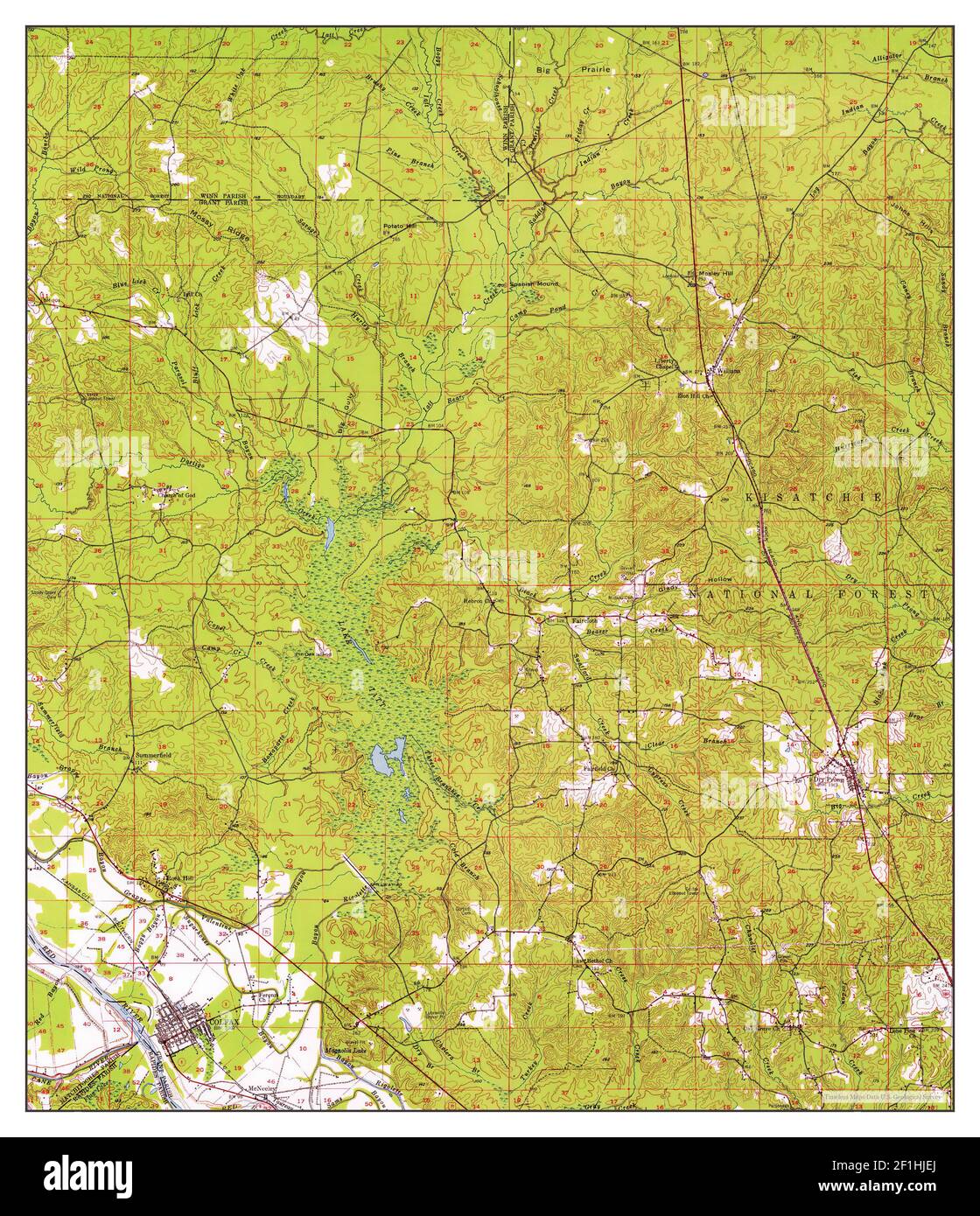 Colfax louisiana map Cut Out Stock Images & Pictures Alamy