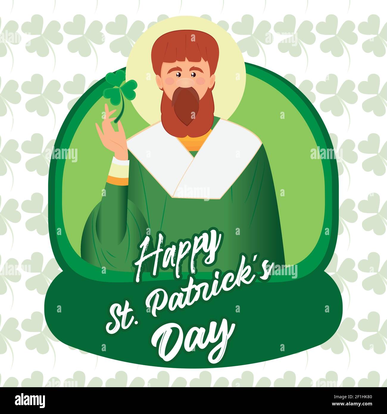 Happy saint Patricks day card Stock Vector