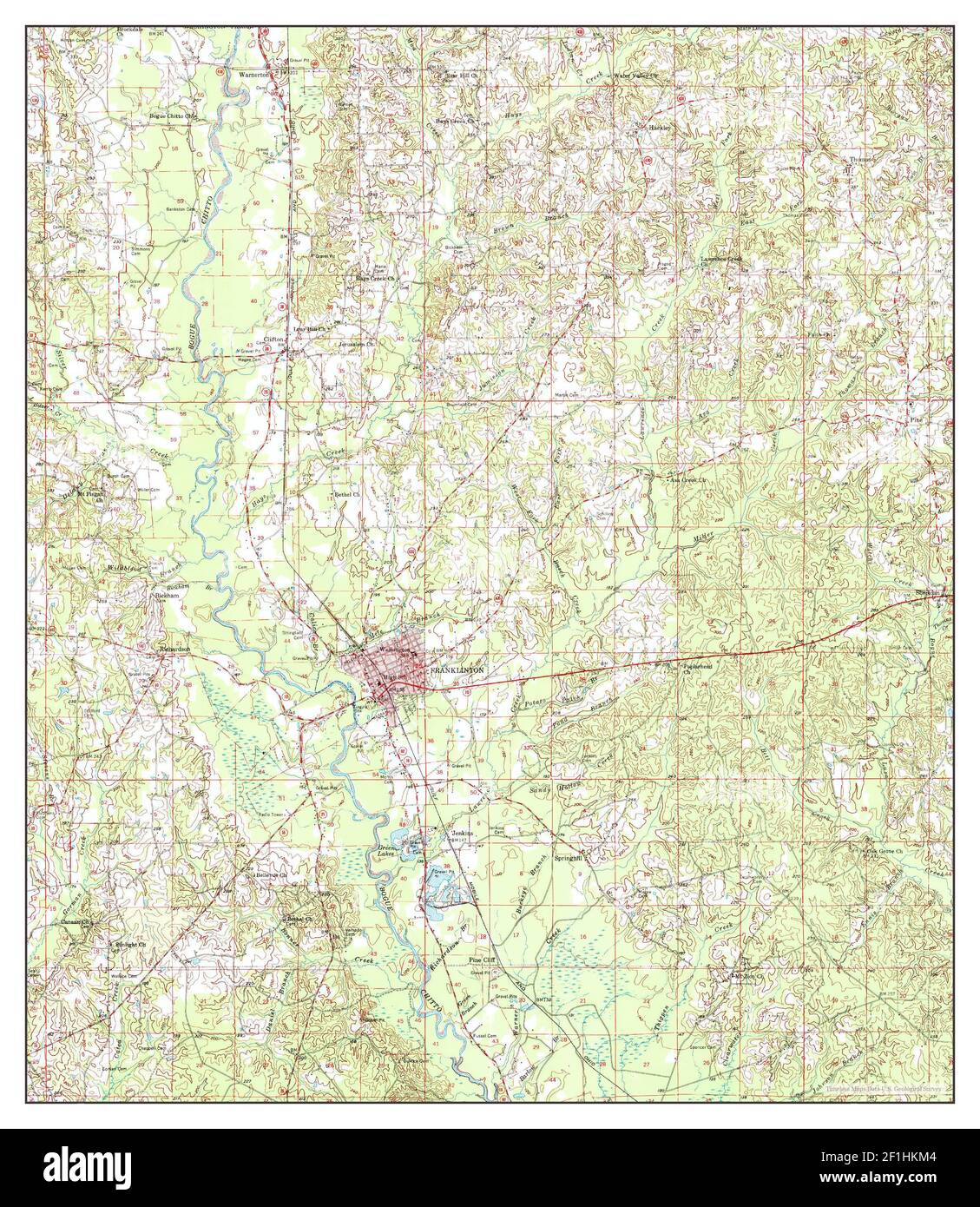 Franklinton map hires stock photography and images Alamy