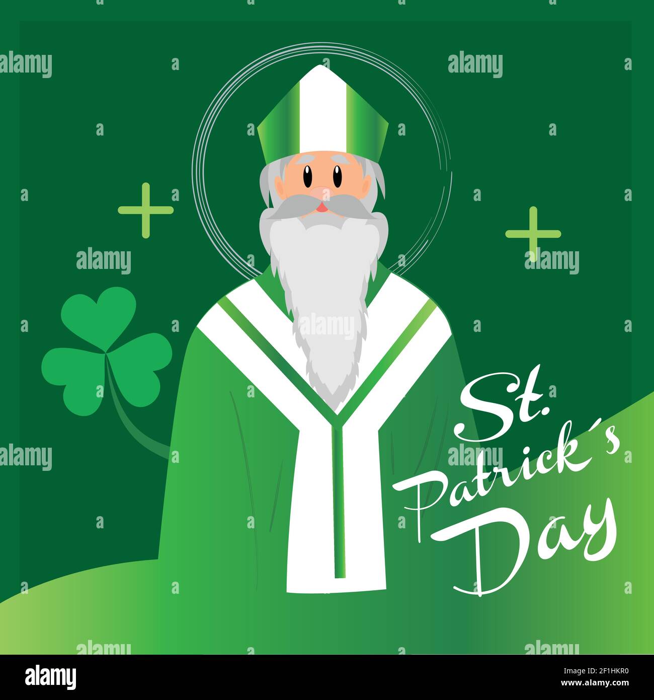 Happy saint Patricks day card Stock Vector
