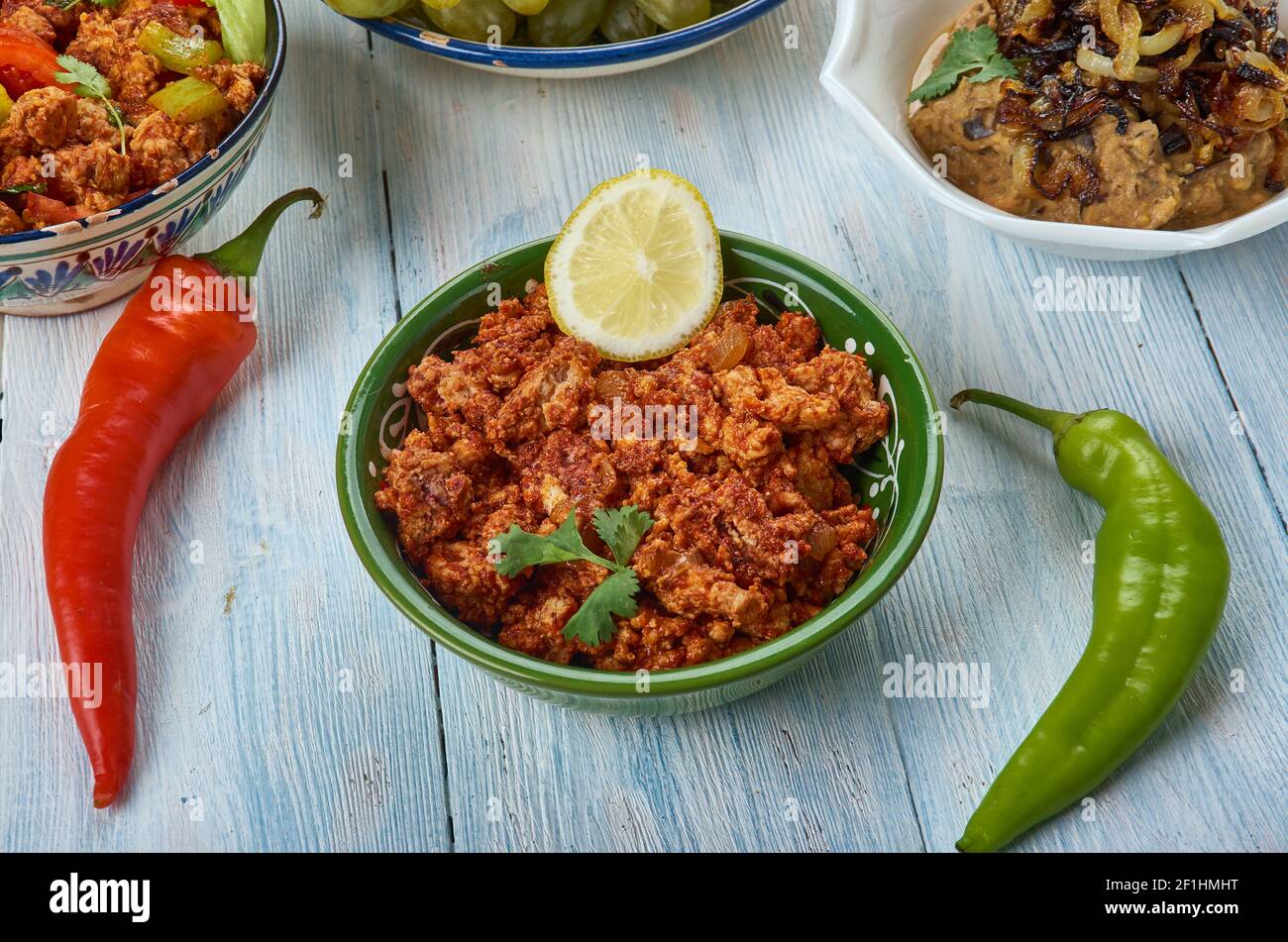 Hyderabadi chicken keema Stock Photo Alamy