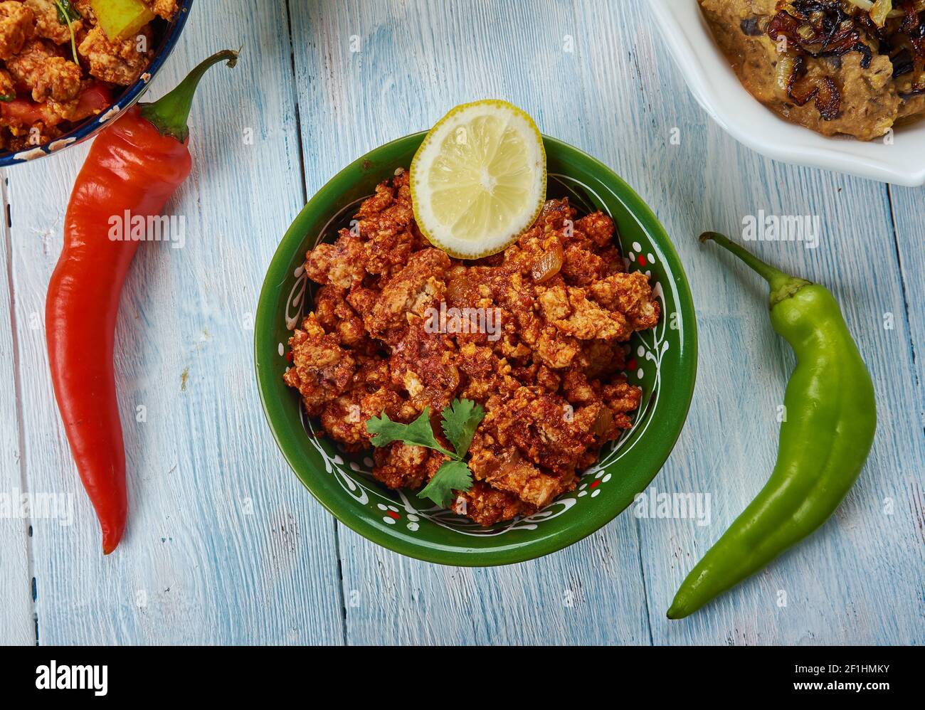 Hyderabadi chicken keema Stock Photo Alamy