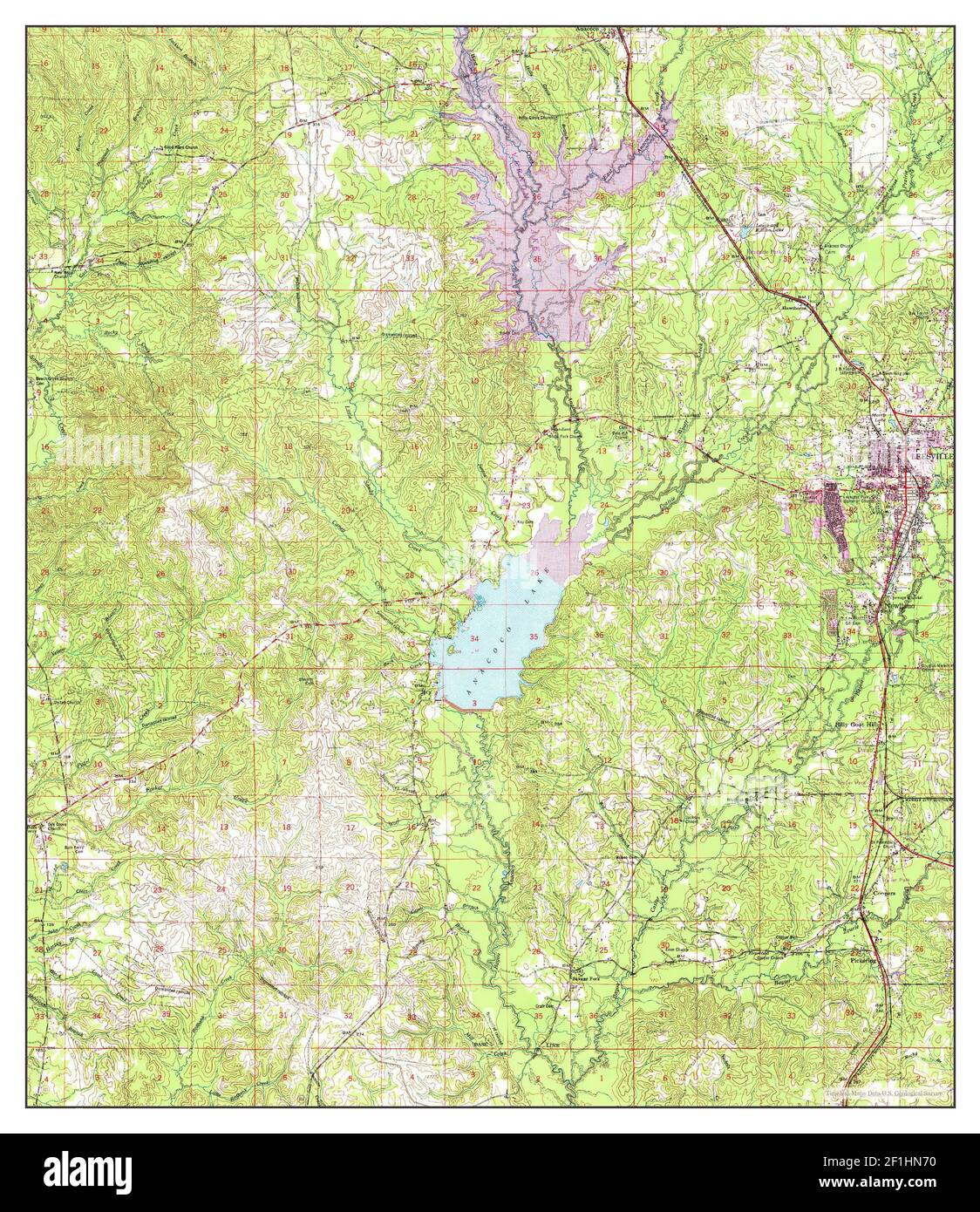 Leesville louisiana map Cut Out Stock Images & Pictures Alamy
