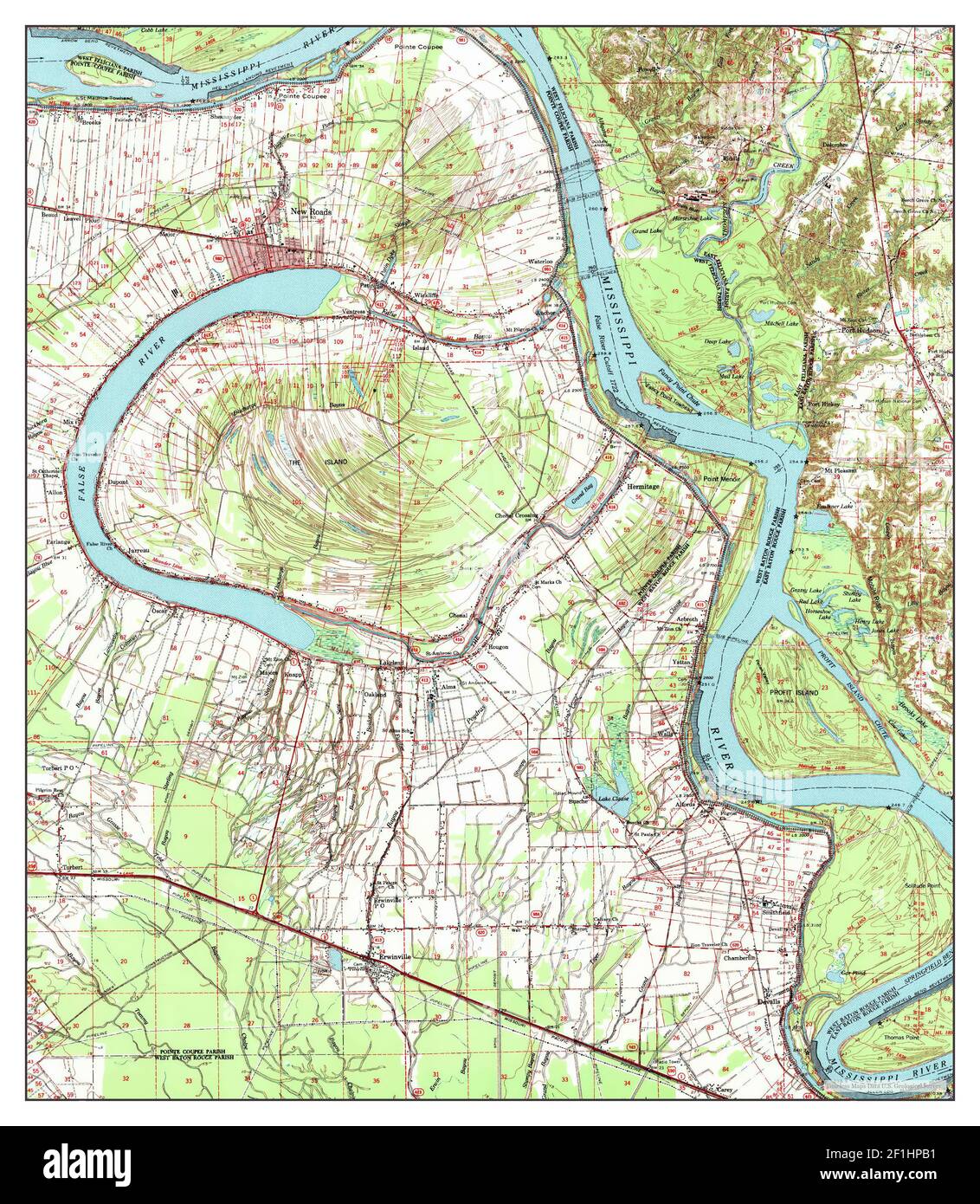 New Roads Louisiana Map New Roads, Louisiana, Map 1963, 1:62500, United States Of America By  Timeless Maps, Data U.s. Geological Survey Stock Photo - Alamy