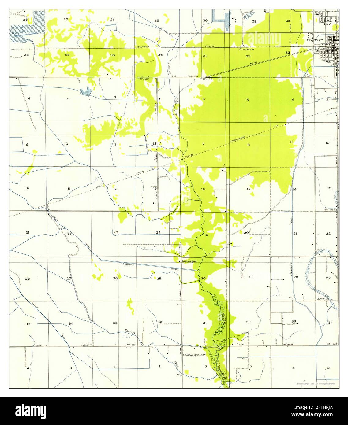 Sulphur louisiana map hires stock photography and images Alamy
