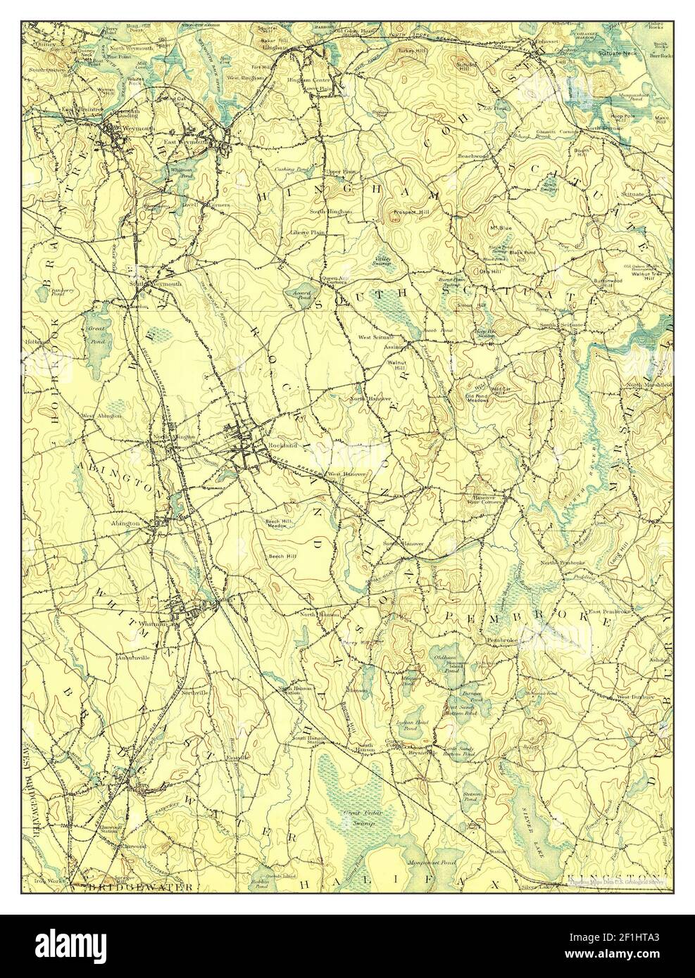 Abington, Massachusetts, map 1893, 162500, United States of America by