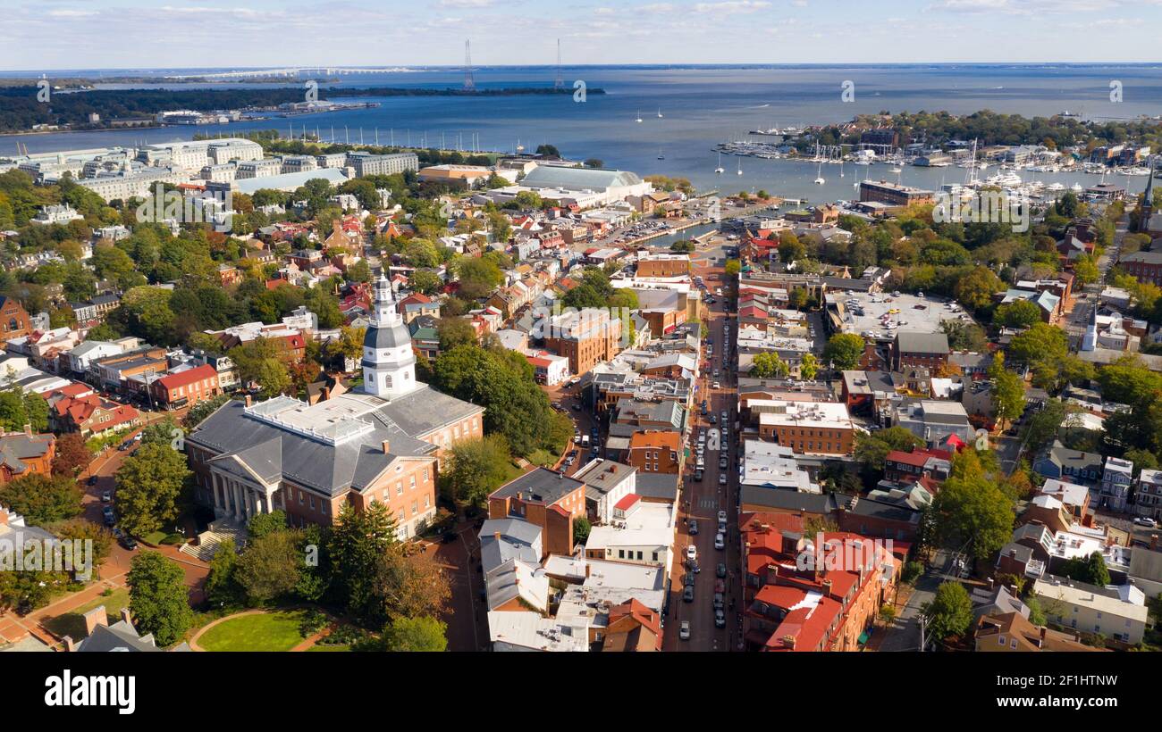 Annapolis aerial hi-res stock photography and images - Alamy