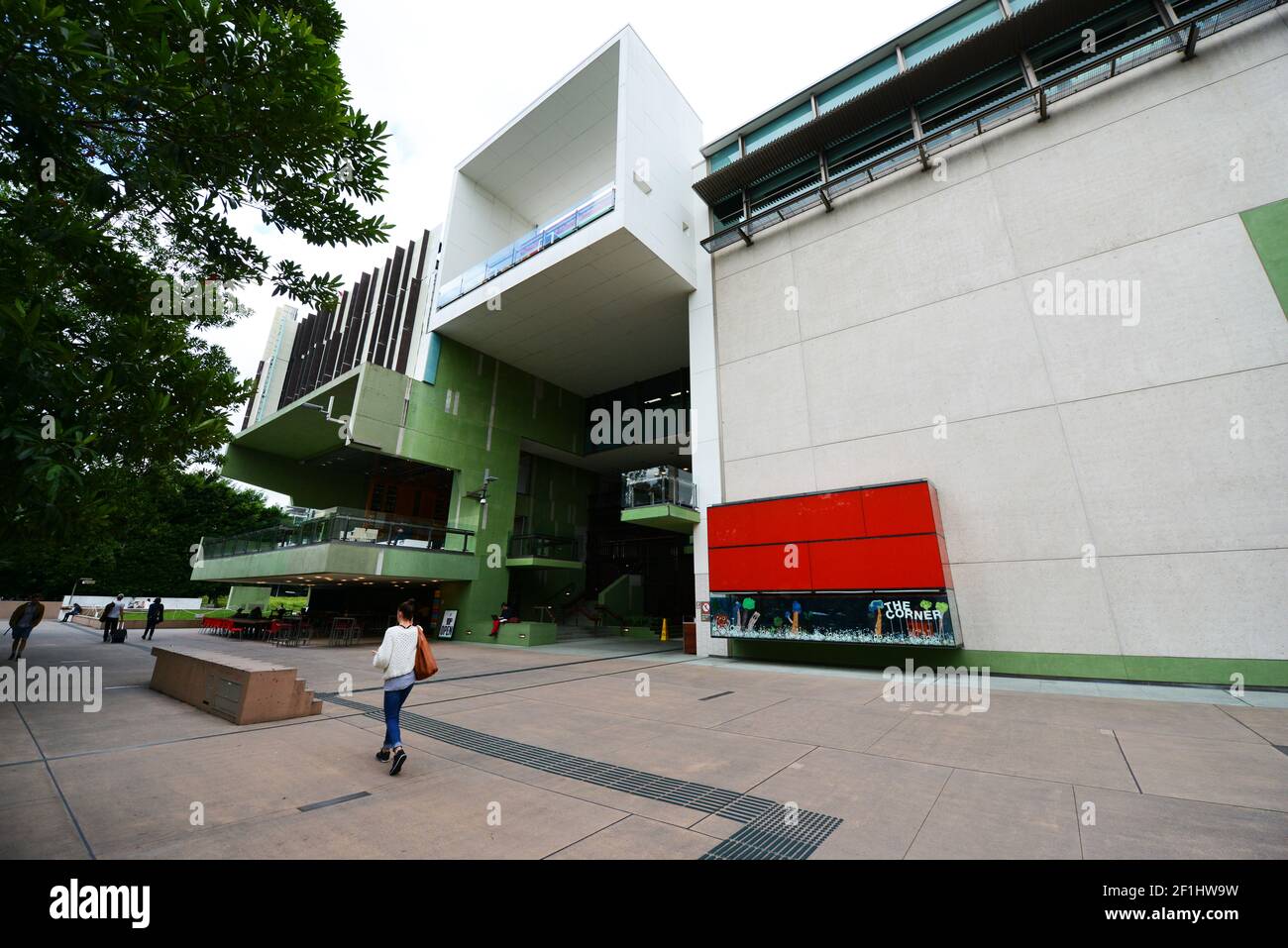State Library of Queensland in Brisbane, Australia Stock Photo Alamy