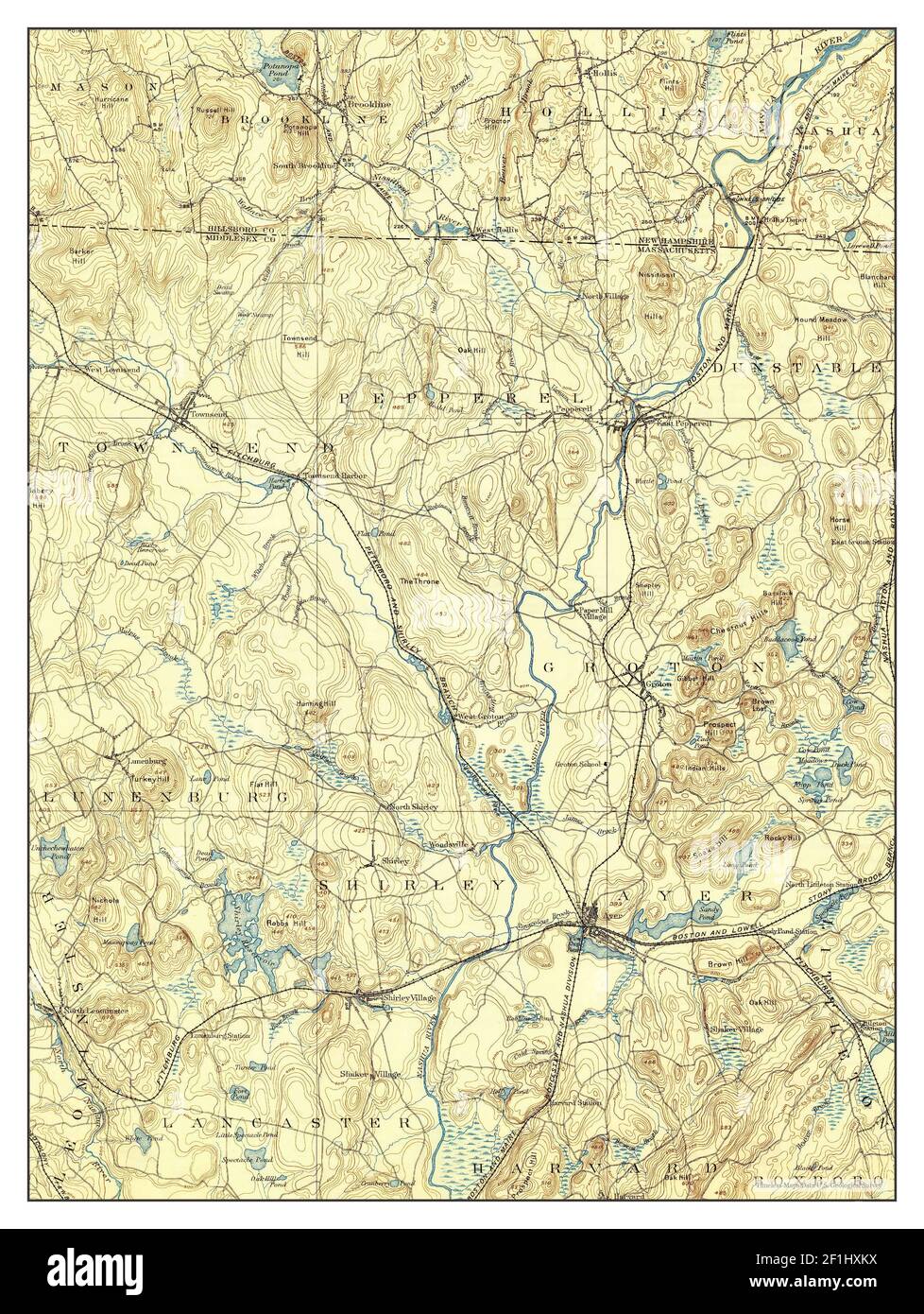 Groton Map Map of groton hi-res stock photography and images - Alamy