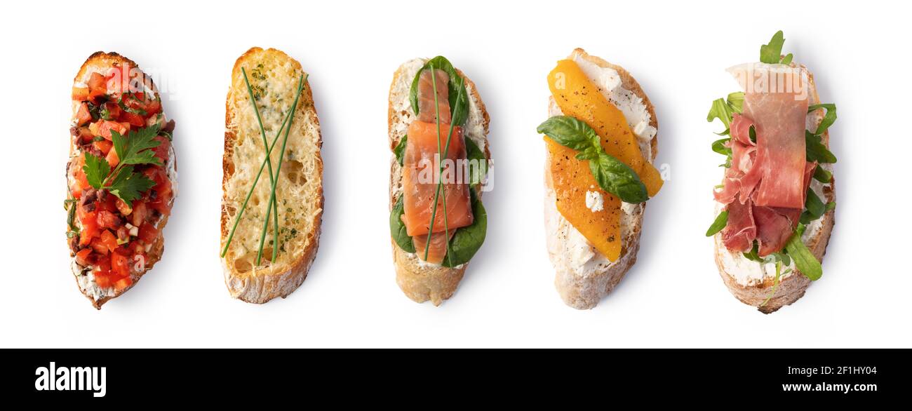 Traditional spanish tapas set Stock Photo - Alamy