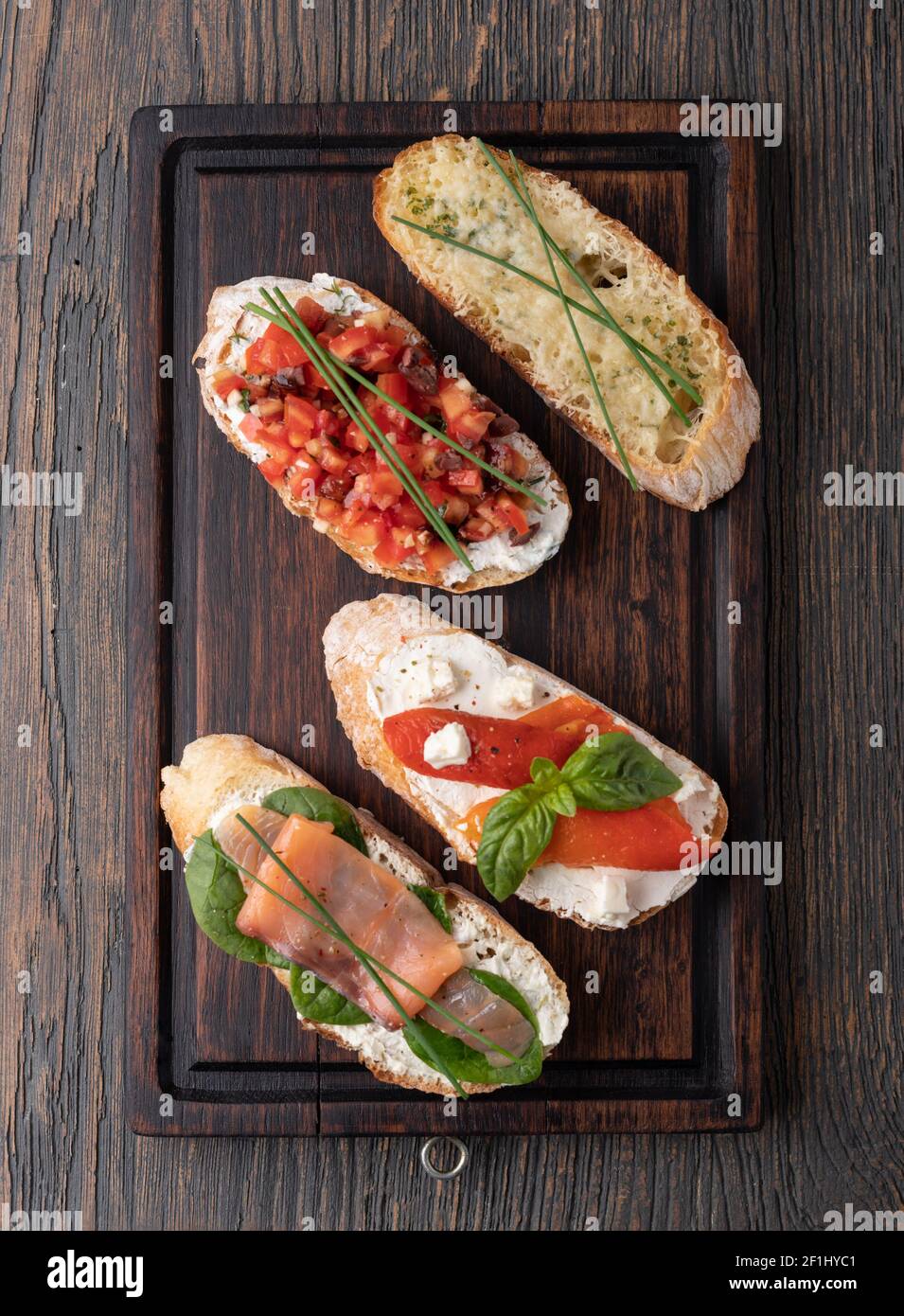 Traditional spanish tapas set Stock Photo - Alamy
