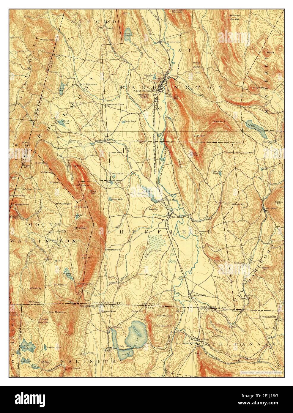 Sheffield, Massachusetts, map 1897, 162500, United States of America
