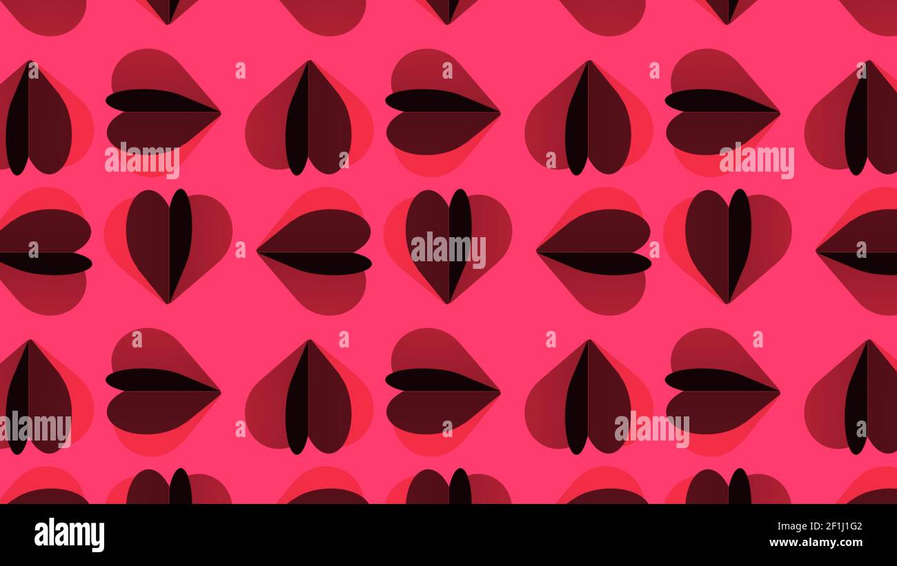 Heart Pattern Video Heart pattern, footage ideal to represent love in the period of ...