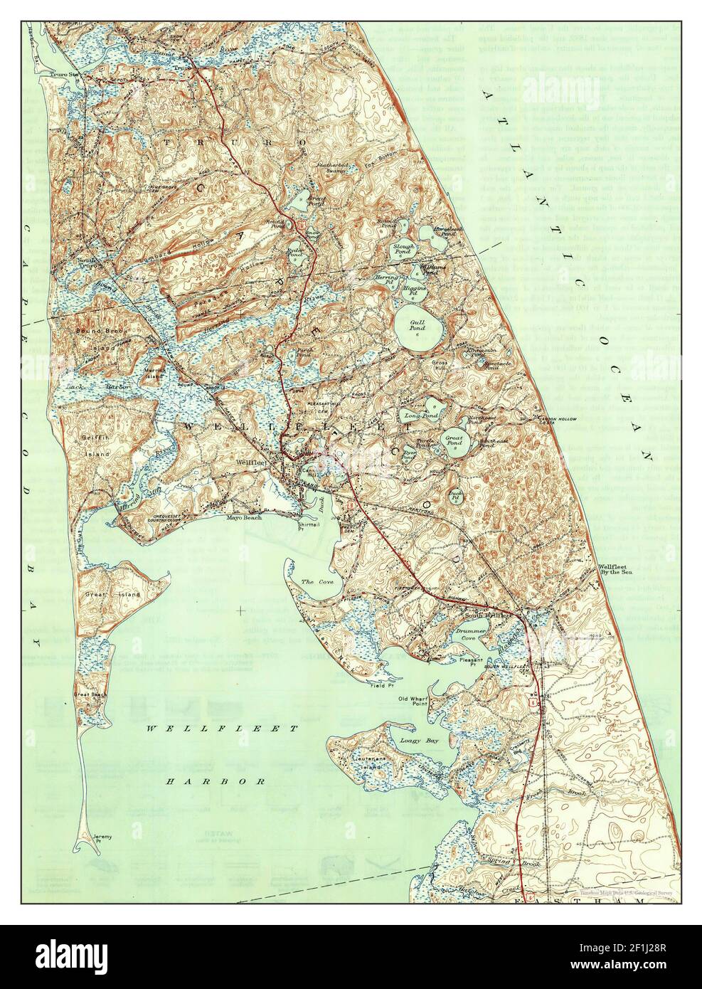Wellfleet, Massachusetts, map 1944, 131680, United States of America