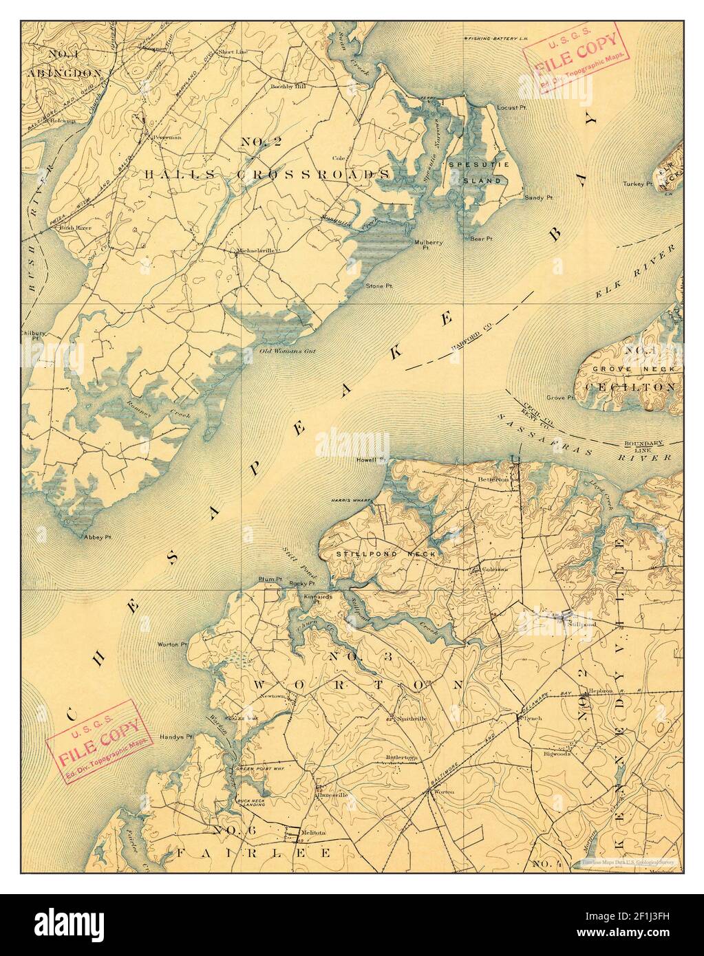 Betterton, Maryland, map 1900, 162500, United States of America by Timeless Maps, data U.S