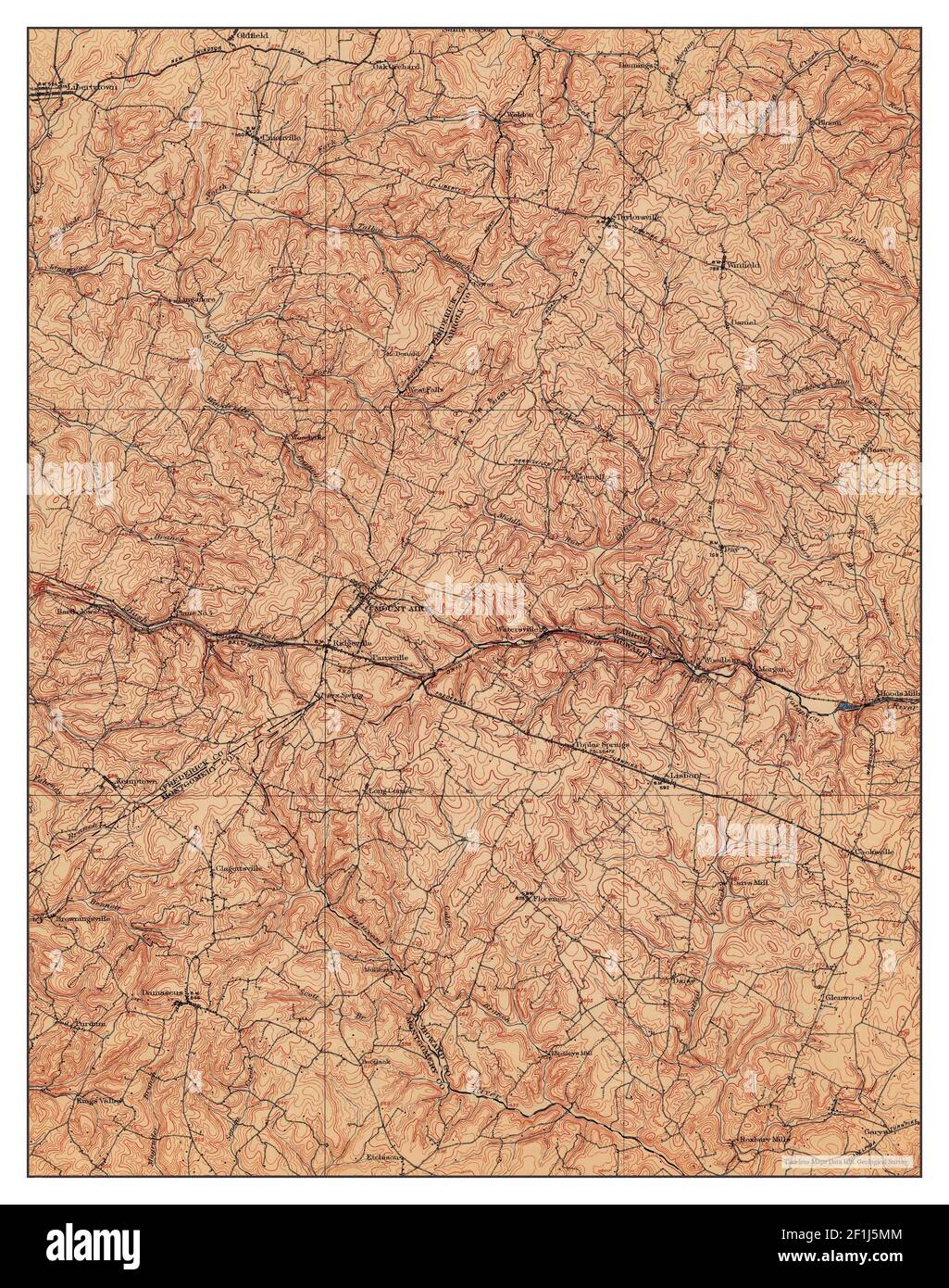 Mount Airy, Maryland, map 1909, 162500, United States of America by