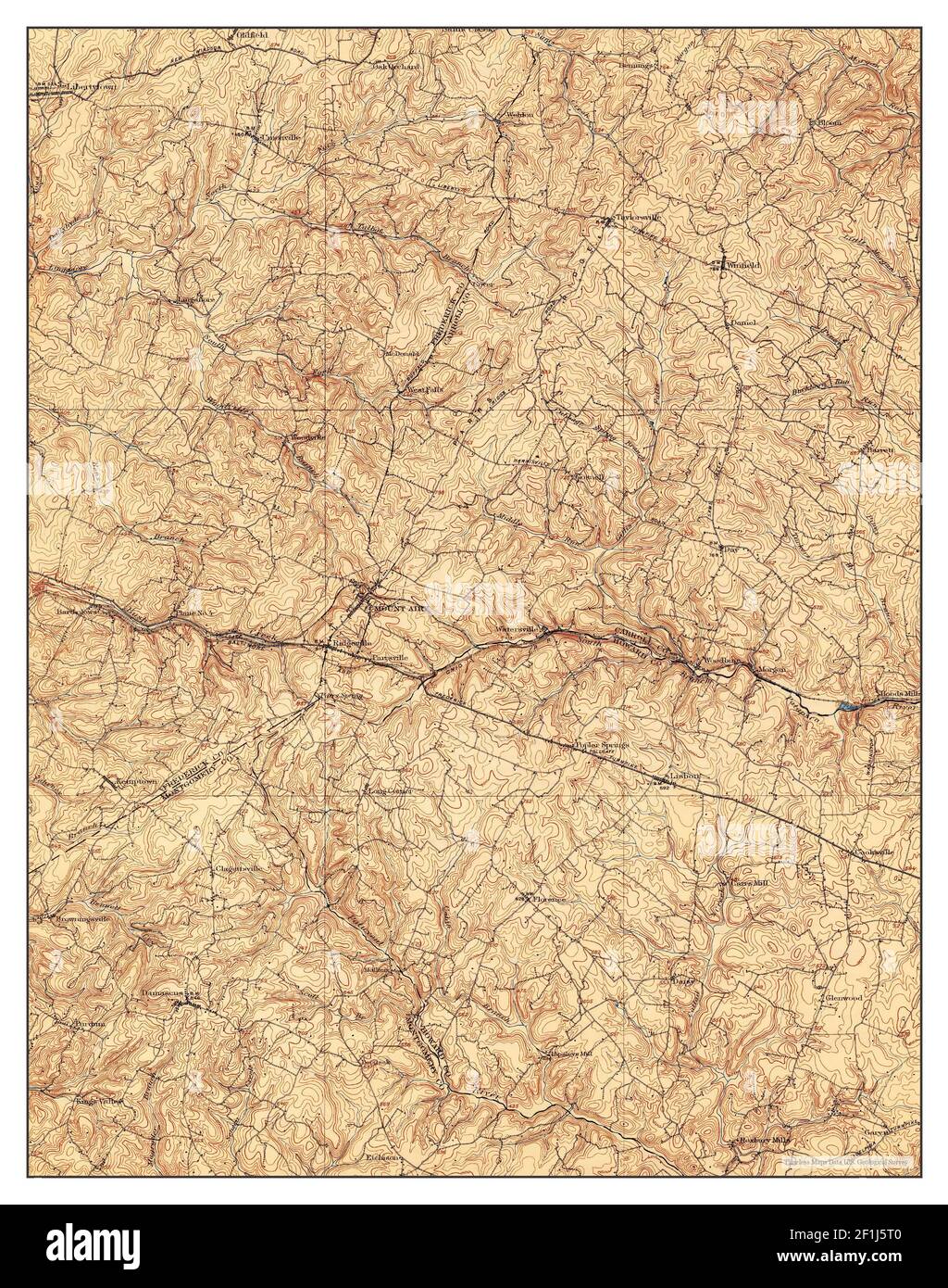 Mount Airy, Maryland, map 1909, 162500, United States of America by