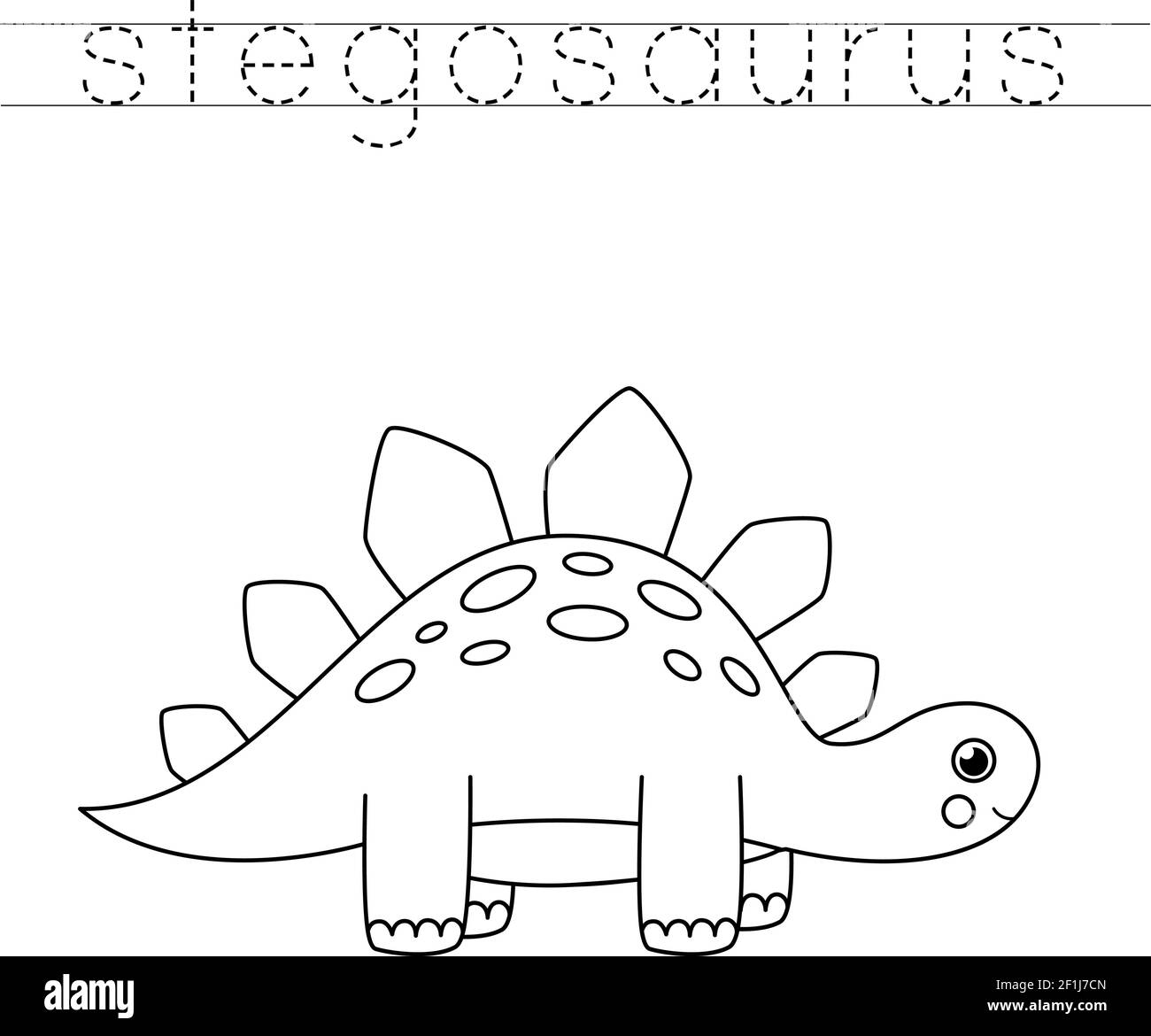 Trace The Names Of Dinosaurs Color Cute Stegosaurus Handwriting Practice For Preschool Kids Stock Vector Image Art Alamy Trace The Names Of Dinosaurs Color Cute Stegosaurus Handwriting Practice For Preschool Kids Stock Vector Image Art Alamy