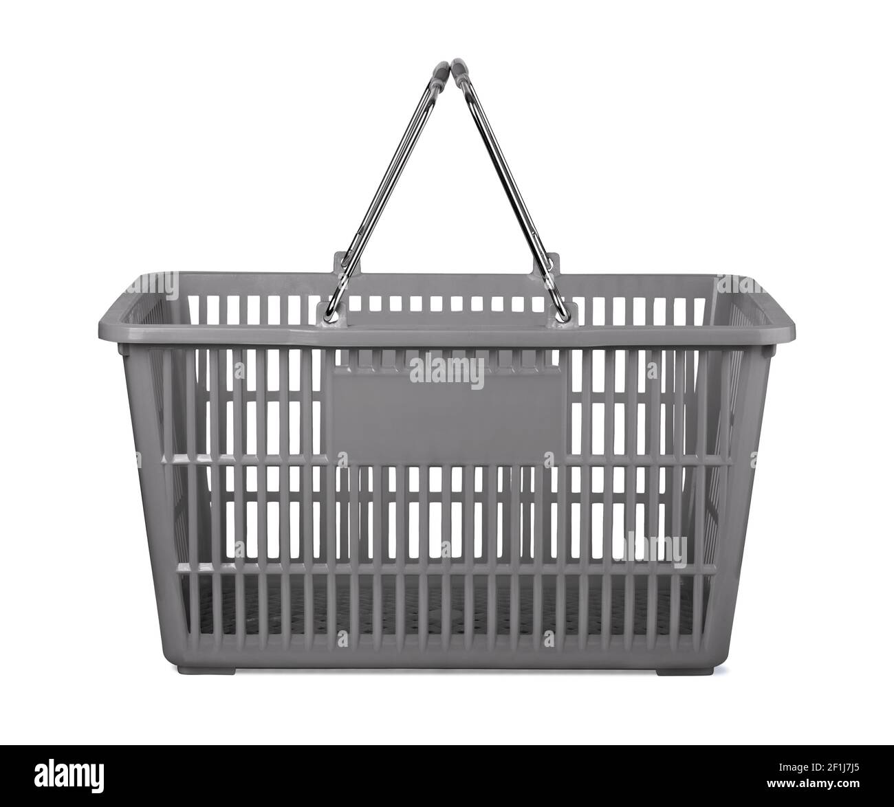 Empty shopping basket Stock Photo