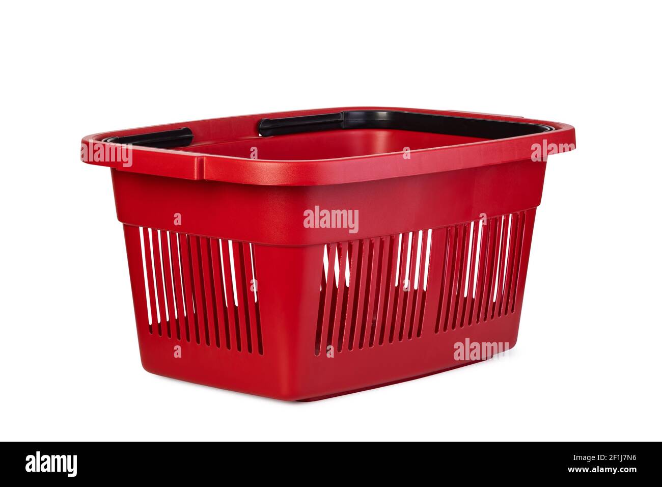 Empty shopping basket Stock Photo