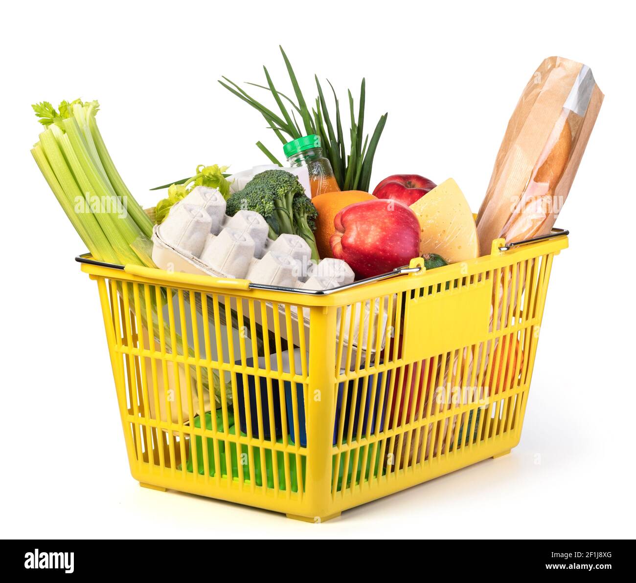 Plastic shopping basket Stock Photo Alamy
