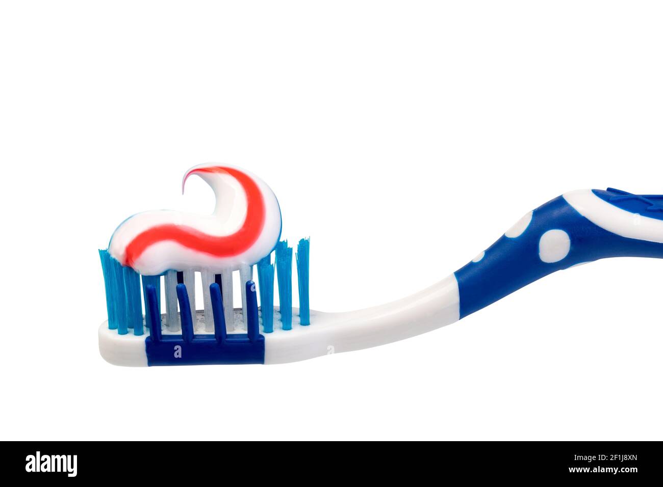 Toothbrush and toothpaste Stock Photo