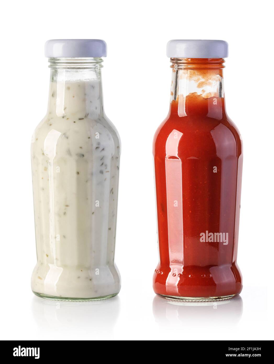 Ketchup and tartar sauce bottles Stock Photo Alamy