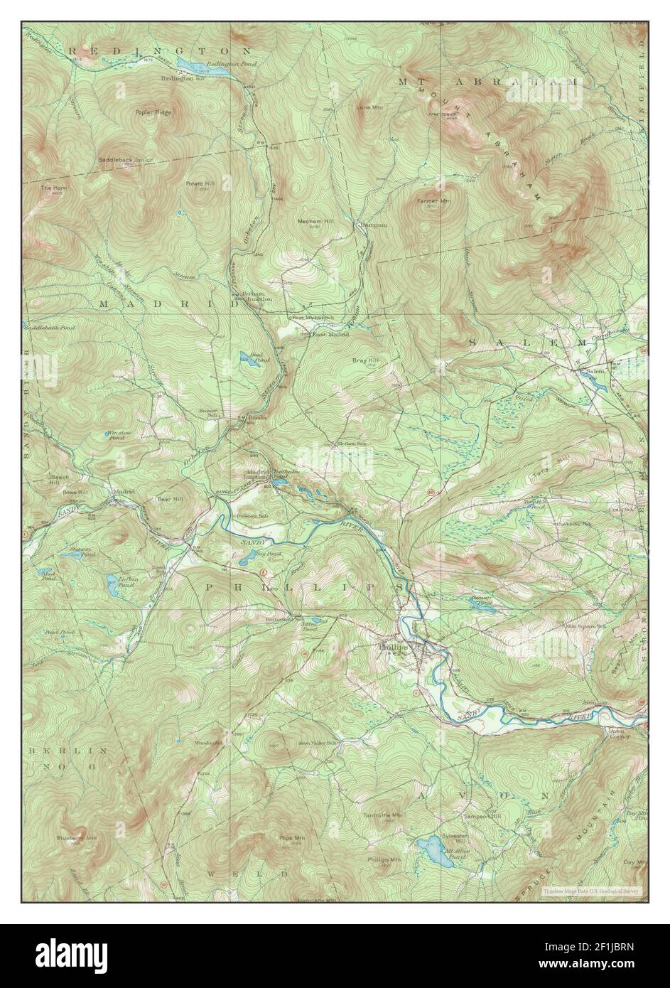 Phillips, Maine, map 1929, 162500, United States of America by