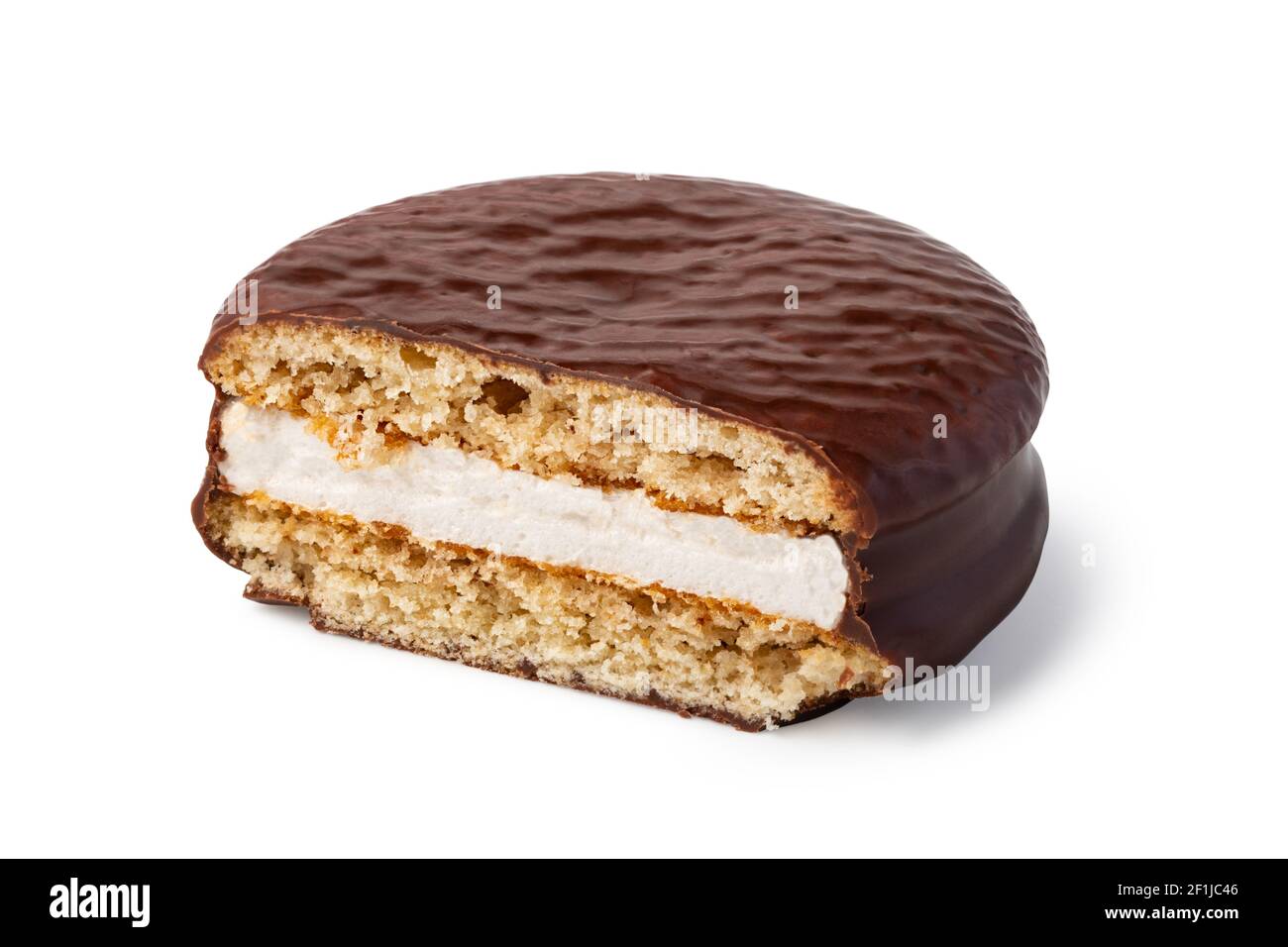 Choco pie chocolate biscuits Stock Photo