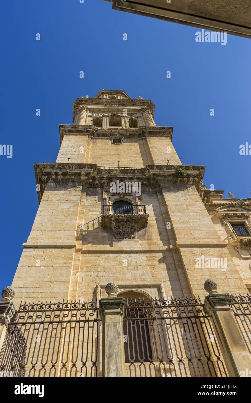 Bell tower, Cathedral (Santa Iglesia Catedral - Museo Catedralicio), Jaen, Andalucia, Spain Stock Photo
