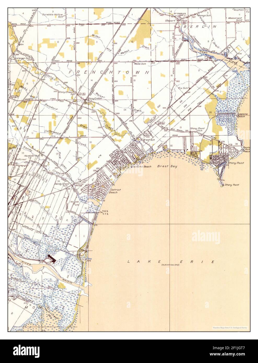 Map of stony point hi-res stock photography and images - Alamy